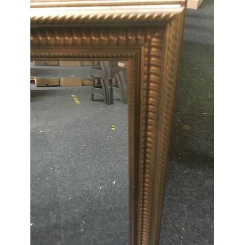 271 - MODERN FRAMED BEVELLED EDGE MIRROR