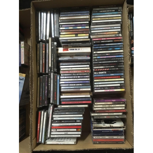 277 - 2 CARTONS OF CD'S & A CARTON OF DVD'S