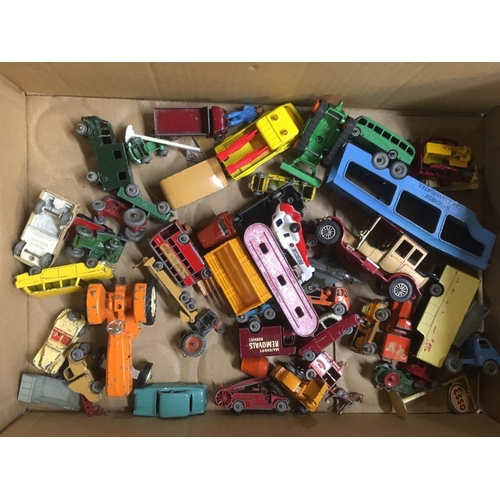 289 - CARTON OF SMALL TOY CARS ETC