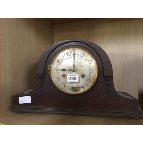 293 - 2 MANTEL CLOCKS