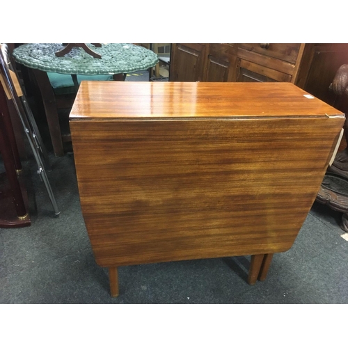 306 - MAHOGANY NARROW DROP FLAP TABLE