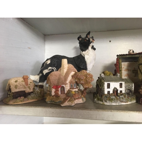 417 - SHELF OF LILLIPUT LANE COTTAGES ETC