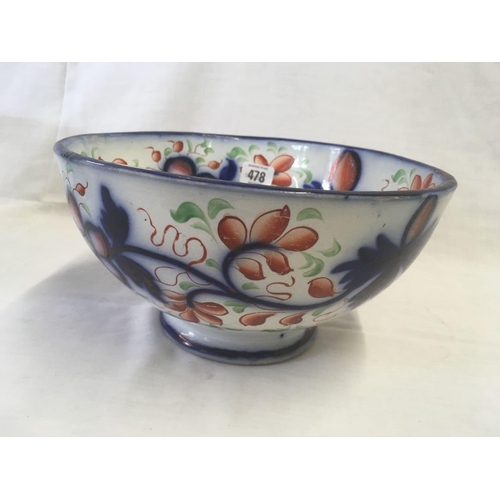 478 - 3 DECORATIVE CHINA BOWLS