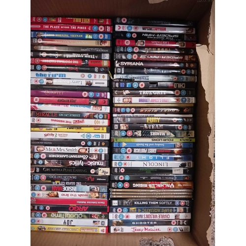 56 - 4 CARTONS OF MISC DVD'S & CD'S