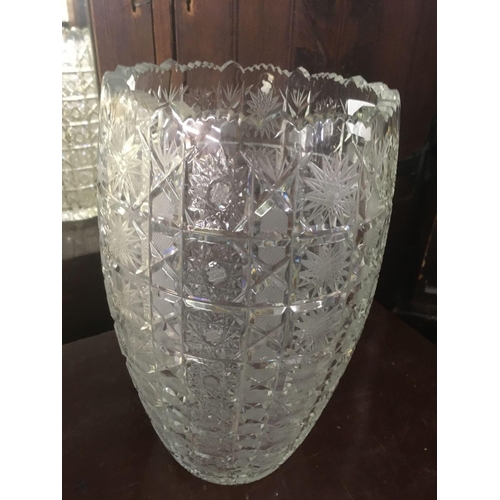 597 - 2 GLASS VASES