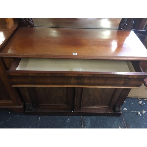 606 - MIRROR BACK CHIFFONIERE