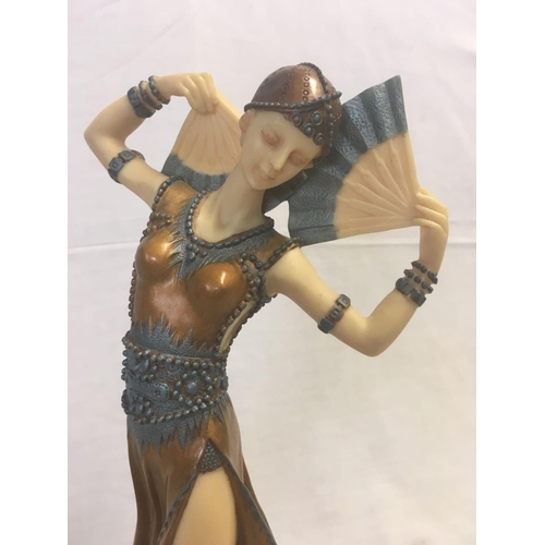 637 - MODERN ART DECO LADY FIGURE