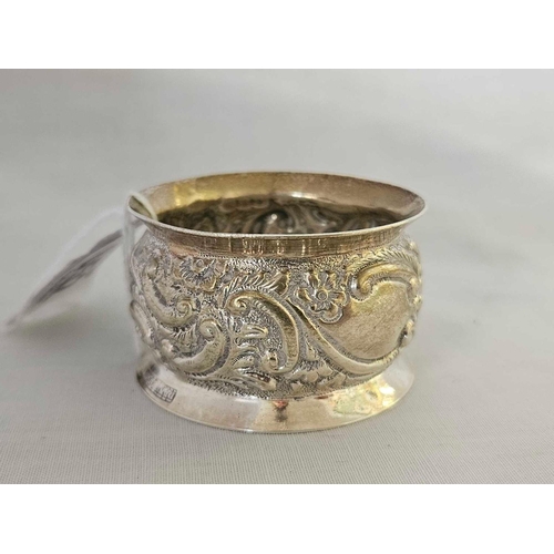 652 - SILVER NAPKIN RING, 26g