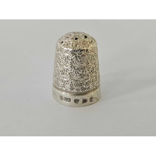 664 - CHARLES HORNER SILVER THIMBLE