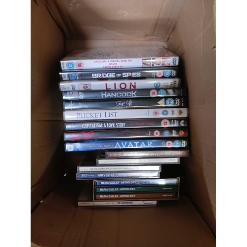 71 - 3 CARTONS OF MISC CD'S & DVD'S