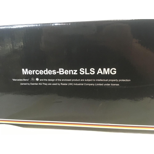 967 - A RASTAR RADIO CONTROLLED MERCEDES BENZE SLSAMG NEW IN BOX