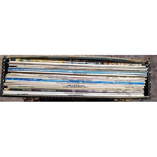 112 - 2 CASES OF VARIOUS LONG PLAY RECORDS & A CASE OF 45'S INCL; ABBA, THREE DEGREES, HOLLIES & MANY OTHE... 