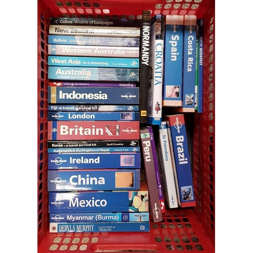 114 - 3 CARTONS OF BOOKS, MAINLY ON TRAVEL