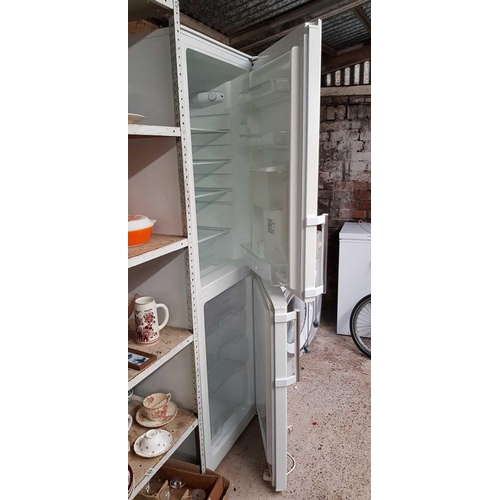 219 - HOTPOINT FRIDGE FREEZER WITH WATER DISPENSER