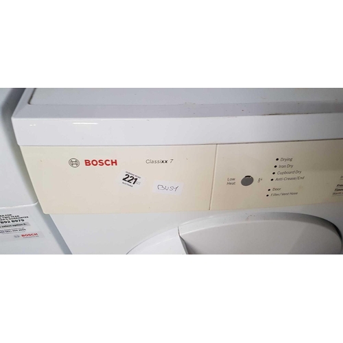 221 - BOSCH CLASSIC 7 DRYER