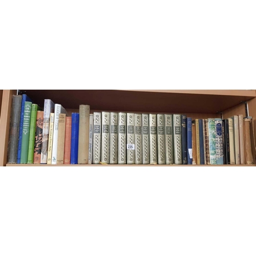 235 - 3 SHELVES OF HARDBACK BOOKS