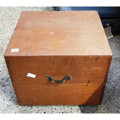 78 - WOOD FILING BOX