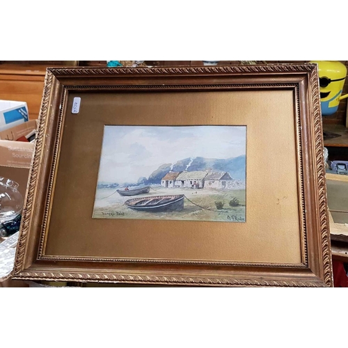 90 - QTY OF GILT FRAMED PICTURES, SOME WATERCOLOURS