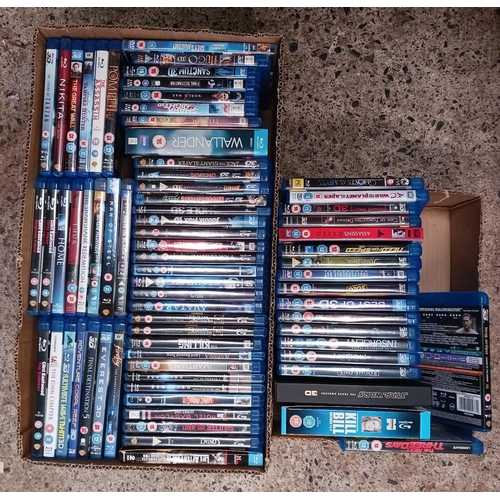 31 - 4 CARTONS OF MISC DVD'S & BLU RAYS