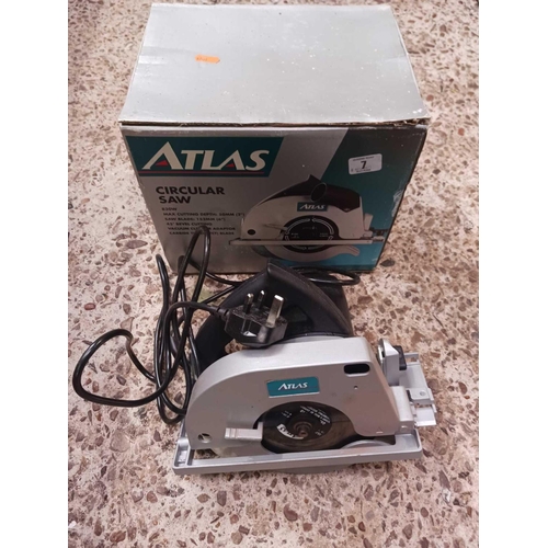 7 - ATLAS CIRCULAR SAW - NEW IN BOX