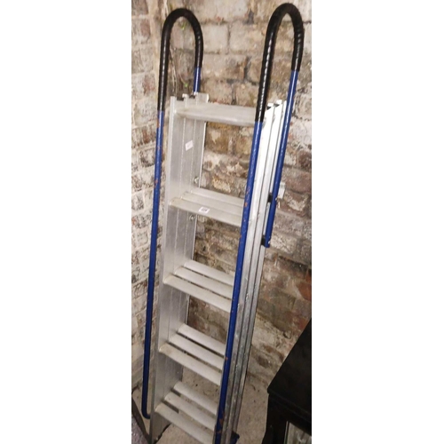 224 - TRIPLE ALUMINIUM LOFT LADDER