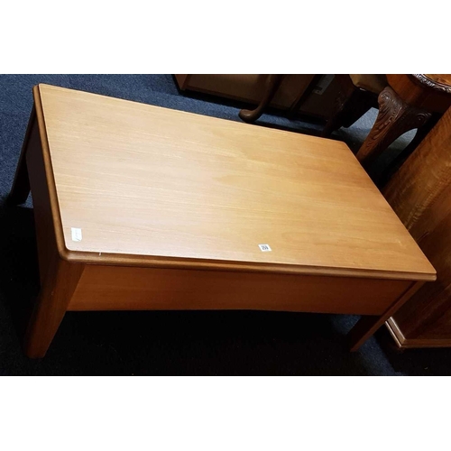 259 - SUTCLIFFE FOLD AWAY STORAGE UNIT / COFFEE TABLE