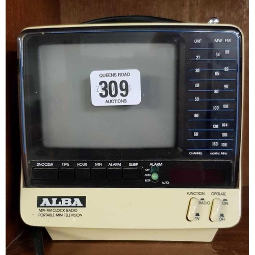 309 - ALBA PORTABLE MINI TV