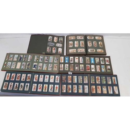 892 - 6 ALBUMS OF MISC CIGARETTE CARDS