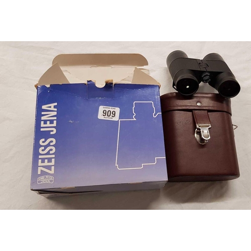 909 - PAIR OF ZEISS JENA 8 X 32 BINOCULARS