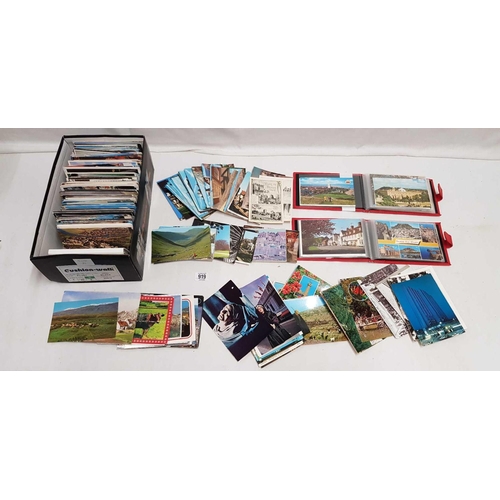 919 - BOX OF MISC POSTCARDS