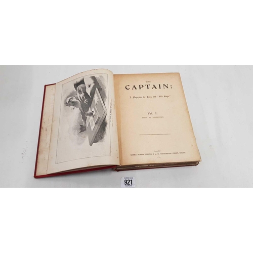 921 - BOOK THE CAPTAIN VOLUME 1 1899