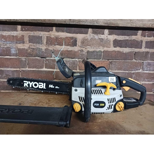 RYOBI PCN 3335 PETROL DRIVEN CHAIN SAW WITH 14 BAR