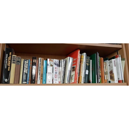 261 - 2 SHELVES OF PAPER BACK & HARDBACK BOOKS