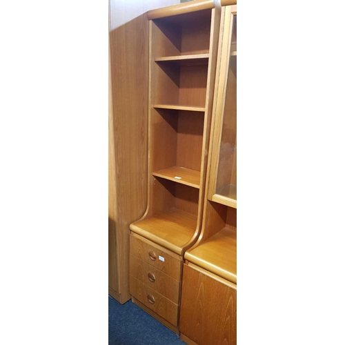 278 - 4 PIECE RETRO MID CENTURY WALL UNITS BY REMPLOY