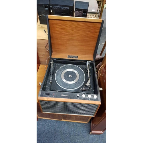 288 - GRENADIER AMPLIFIER & GRENADIER RECORD PLAYER WITH CABINET