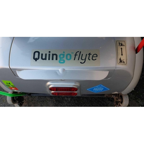 3 - QUINGO FLYTE MOBILITY SCOOTER, NO BATTERY OR CHARGER