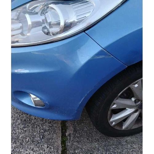 1 - BLUE FORD FIESTA, 1242CC, PETROL REG: CP58 GZE. TAX & M.O.T EXPIRED, HAS BEEN GARAGED, MILEAGE APPRO... 