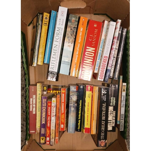 140 - 3 CARTONS OF MISC HARDBACK & SOFT BACK BOOKS