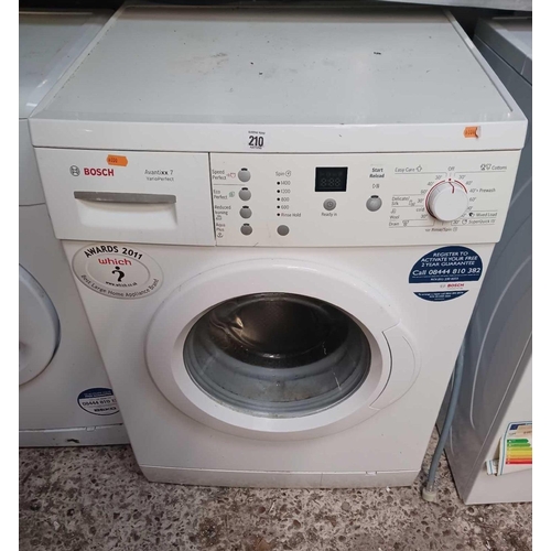 210 - BOSCH WASHING MACHINE