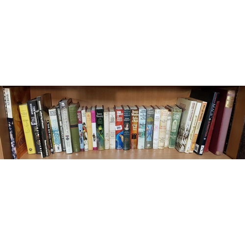 244 - 3 SHELVES OF HARDBACK BOOKS