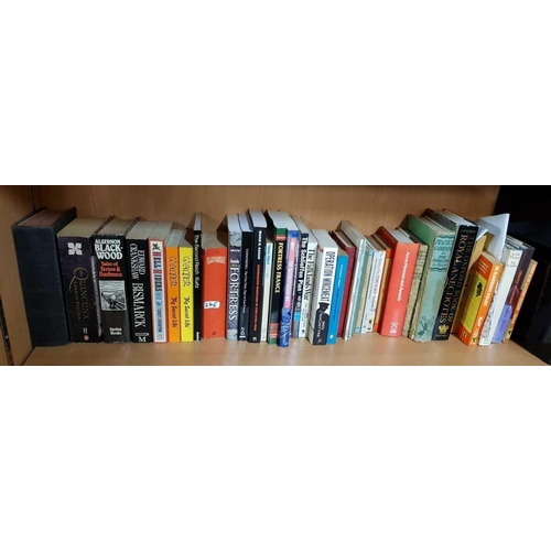 246 - 2 SHELVES & PART SHELF OF MIXED PAPER BACK & HARDBACK BOOKS