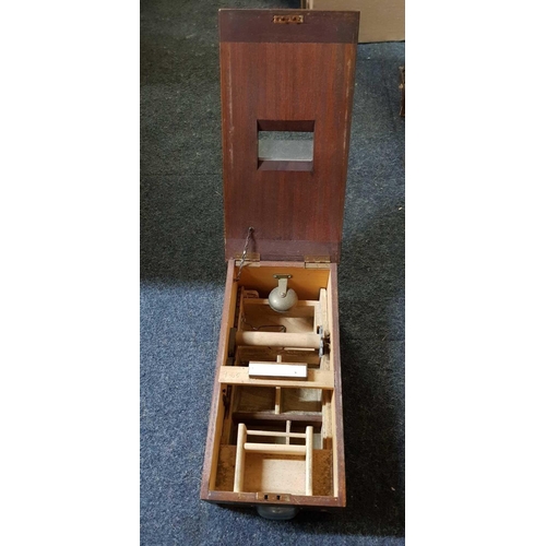 255 - VINTAGE WOODEN CASH TILL/BOX