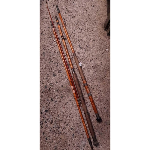 61 - VINTAGE FISHING ROD, A/F CONDITION