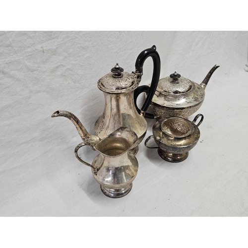 613 - INDIAN 4 PIECE TEA SET