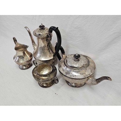 613 - INDIAN 4 PIECE TEA SET