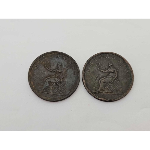 687 - TWO GEORGE III HALF PENNIES 1806 & 1807