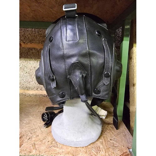 10 - MODERN LEATHER FLYING HELMET