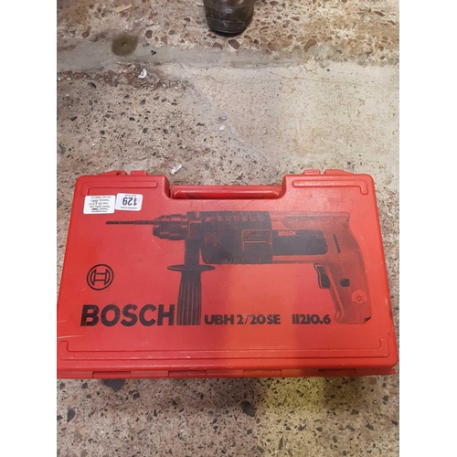 129 - BOSCH ROTARY HAMMER DRILL