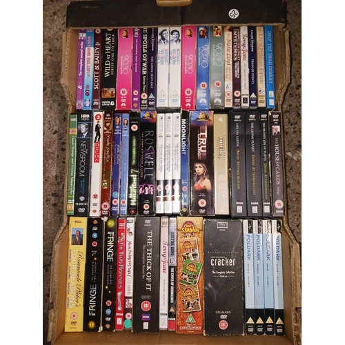 161 - 5 CARTONS OF MISC DVD'S & BOXED SETS