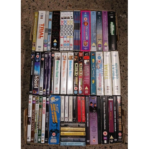 161 - 5 CARTONS OF MISC DVD'S & BOXED SETS